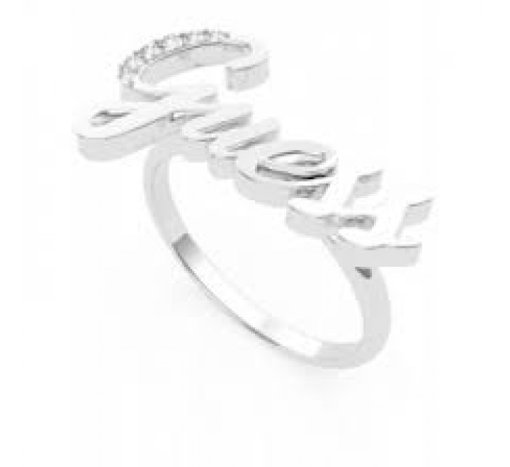 ANILLO GUESS UBR70019-54 N?14 ACERO PALABRA "GUESS"