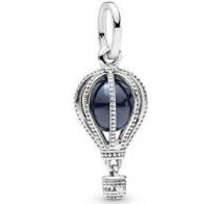 CHARMS PANDORA 798064NMB PLATA GLOBO PIEDRA AZUL
