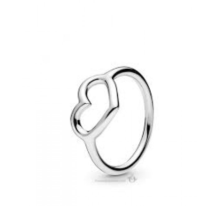 ANILLO PANDORA 198613C00-58 N?18 PLATA CORAZON LISO