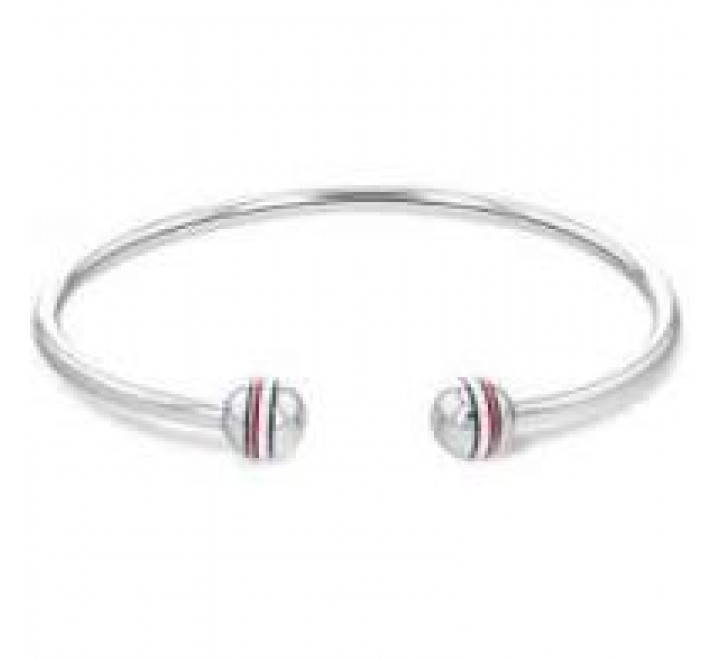 PULSERA TOMMY HILFIGER 2780490 ACERO RIGIDA DOS BOLAS