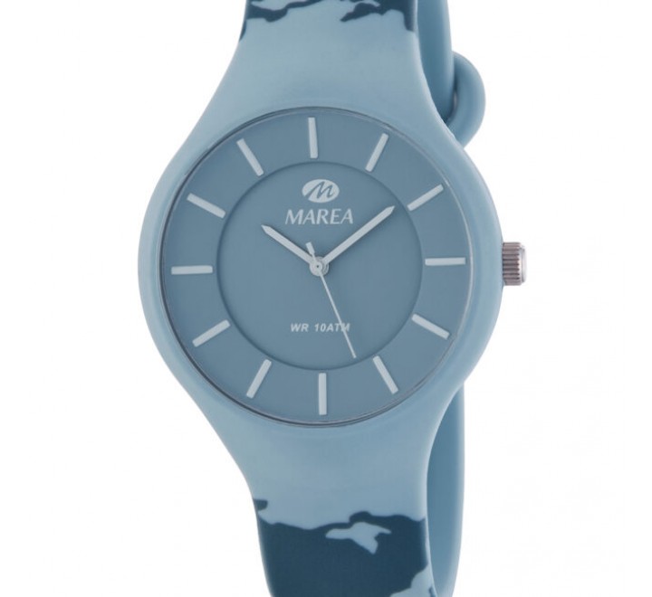 RELOJ MAREA CAJA Y CORREA SILICONA CAMUFLAJE B35324/27