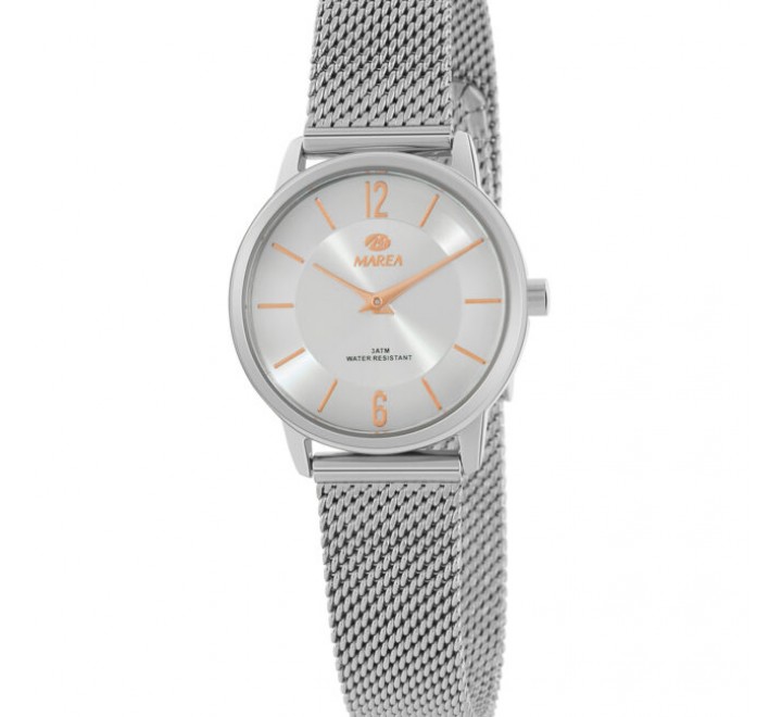 RELOJ MAREA CAJA Y ARMIS ACERO ESFERA PLATEADA B36180/1