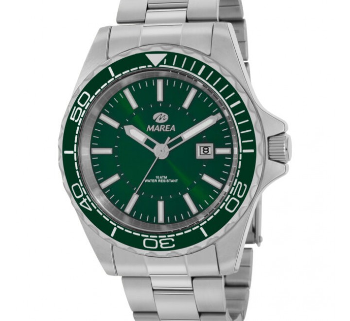 RELOJ MAREA CAJA Y ARMIS ACERO ESFERA VERDE B36181/3