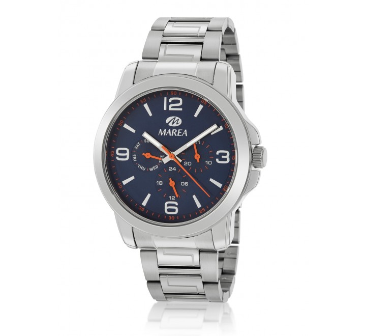 RELOJ MAREA CAJA Y ARMIS ACERO MULTIFUNCION AZUL B41259/2