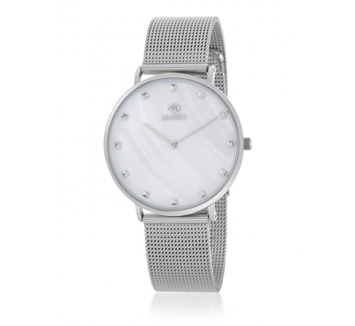RELOJ MAREA CAJA Y ARMIS ACERO ESFERA BLANCA B41329/1