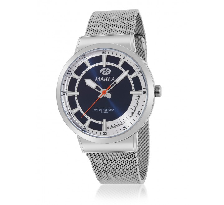 RELOJ MAREA CAJA Y ARMIS ACERO ESFERA AZUL BLANCA B54213/2