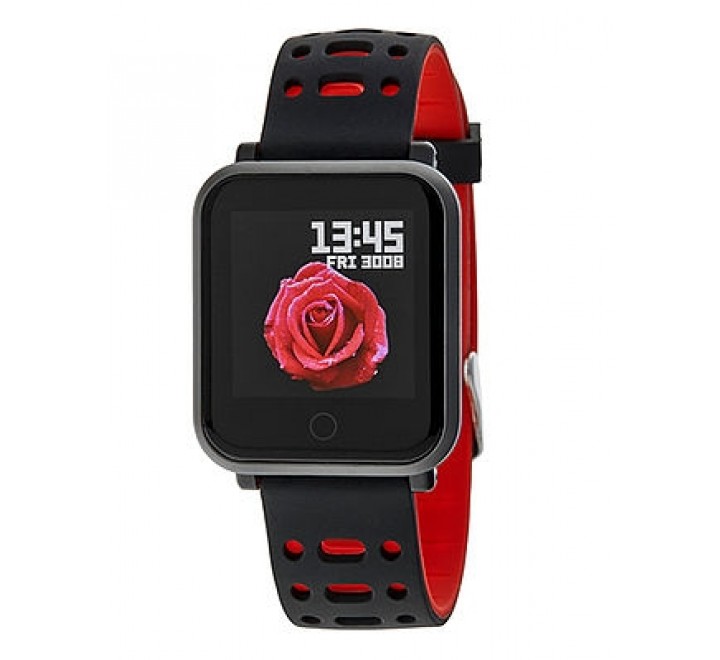 RELOJ MAREA B57002/1 SMART CORREA SILICONA NEGRA Y ROJA
