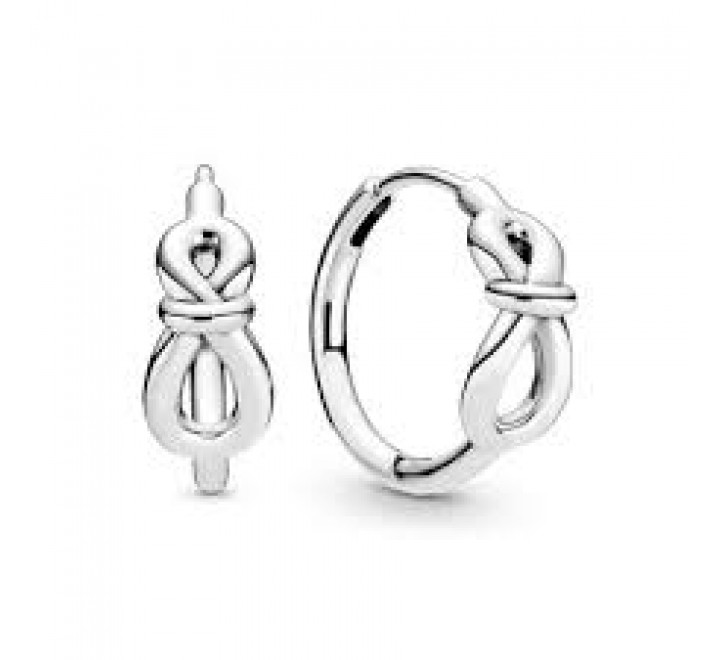 PENDIENTES PANDORA 298889C00 PLATA AROS INFINITOS LISOS
