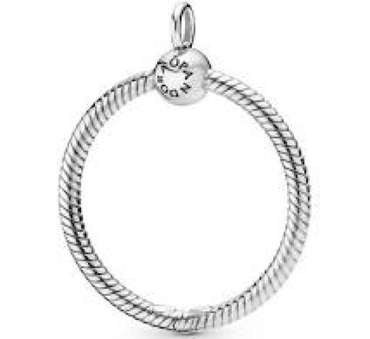 COLGANTE PANDORA 398256 PLATA REDONDO BROCHE LISO