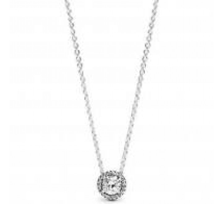 GARGANTILLA PANDORA 396240CZ-45 PLATA CIRCONITA REDONDA