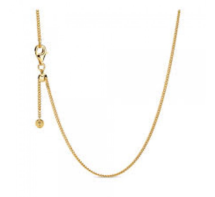 CADENA PANDORA 368652C00-60 PLATA CHAPADA