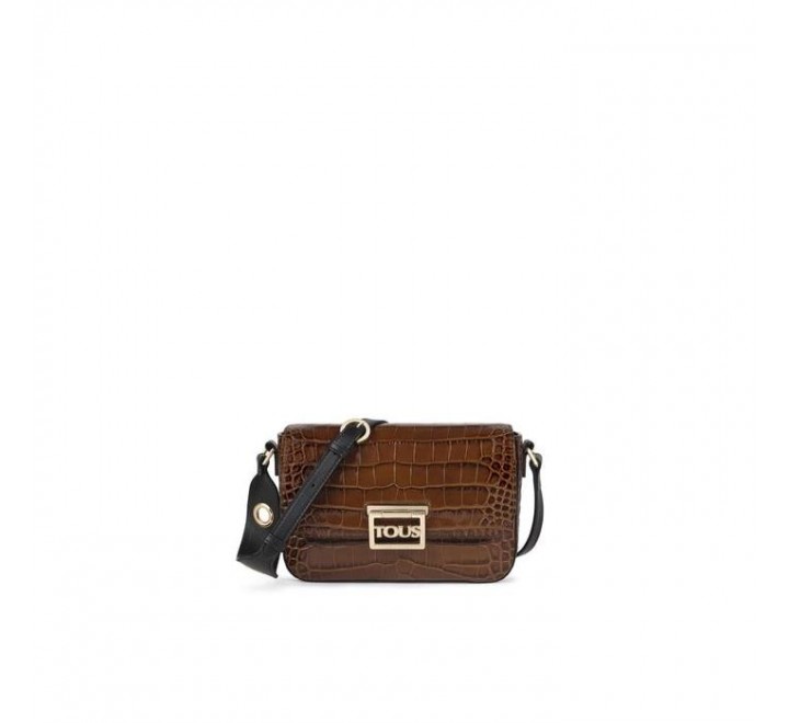 Bolso tous marron bandolera deals