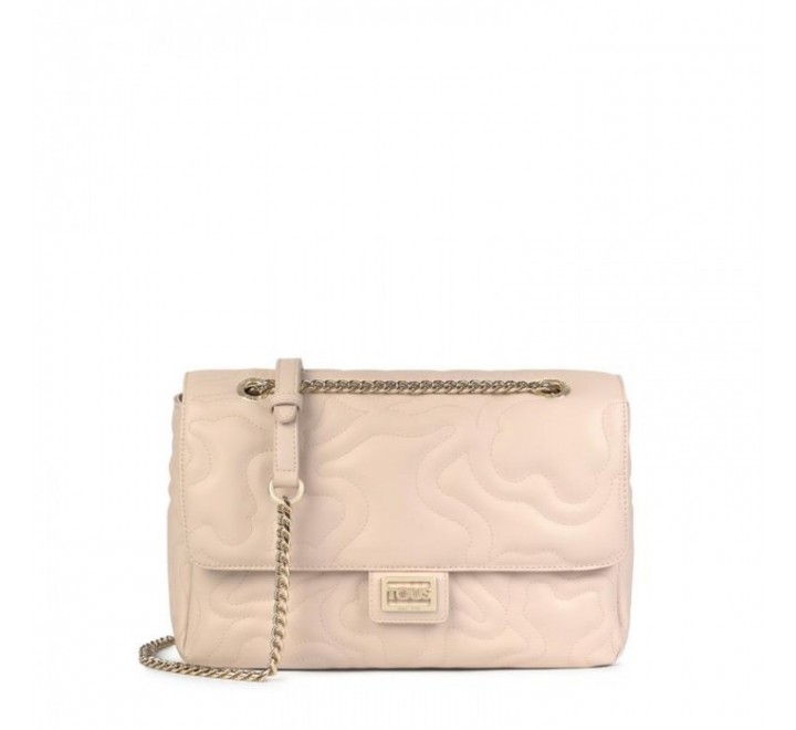 BANDOLERA TOUS SOLAPA M K DREAM BEIGE 195890561