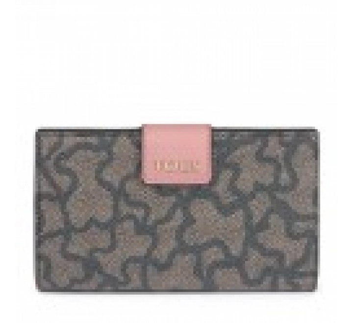 BILLETERA TOUS M FLAT K ICON MULTI-NEGRO 095960532