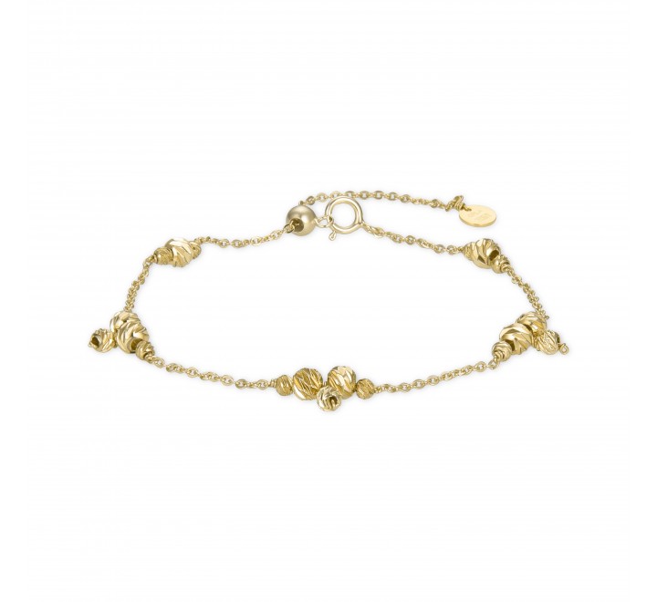 PULSERA LUXENTER PLATA DORADA BOLITAS BXA267Y93300
