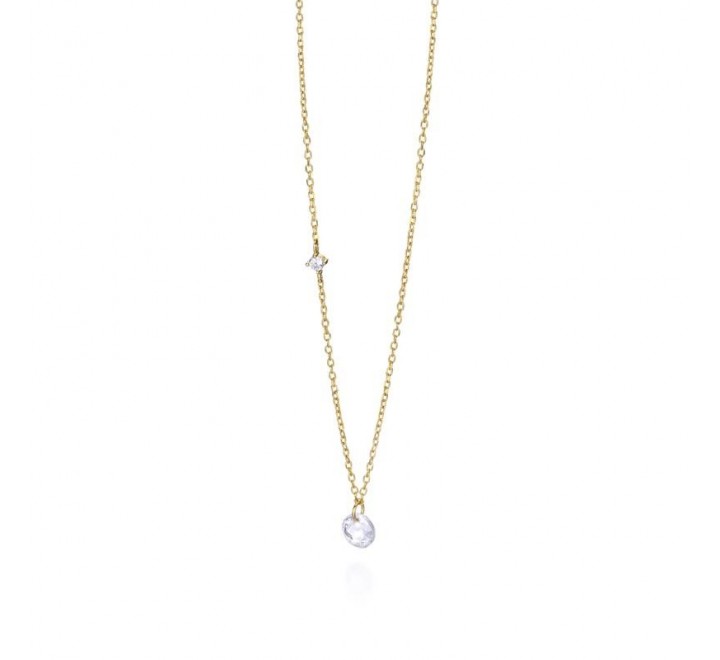 GARGANTILLA ORO Y TOPACIOS 0,035 KTES GD050OA.00