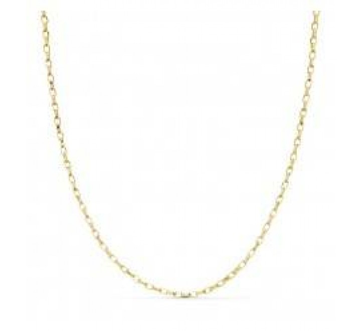 CADENA ORO FORZADA 1mm  18kltes 50 CTMS   26006050