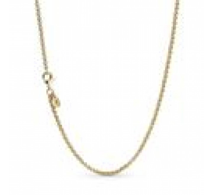 CADENA PANDORA PLATA DORADA 60CM 369260C00-60