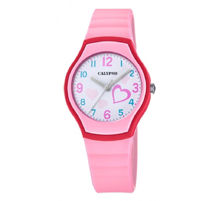 RELOJ CALYPSO SILICONA ROSA ANALOGICO K5806/2