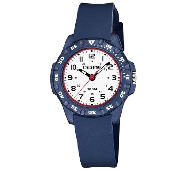 RELOJ CALYPSO SILICONA AZUL ANALOGICO CON LUZ K5821/1