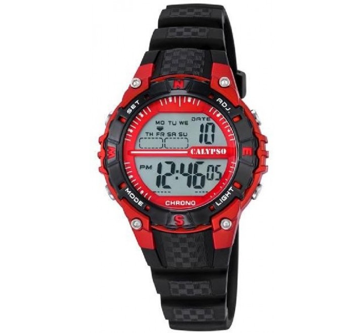 RELOJ CALYPSO DIGITAL CAUCHO NEGRA K5684/6