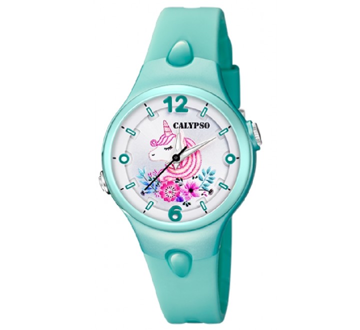 RELOJ CALYPSO ANALOGICO CON LUZ COLOR  VERDE K5783/9