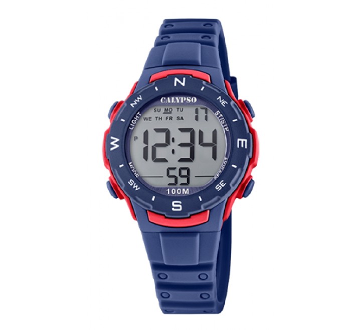 RELOJ CALYPSO DIGITAL CORREA CAUCHO AZUL K5801/4