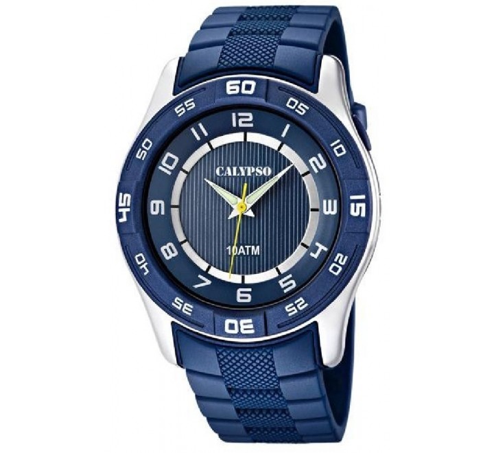 RELOJ CALYPSO ANALOGICO CAUCHO AZUL K6062/2