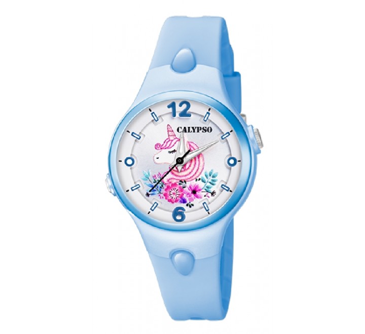 RELOJ CALYPSO ANALOGICO CON LUZ PLASTICO AZUL K5783/B