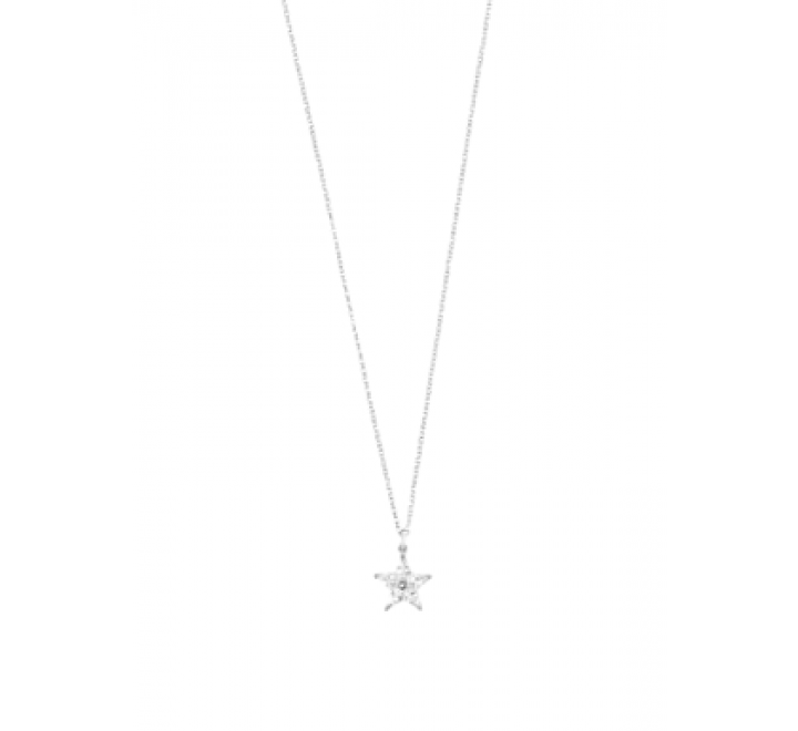 GARGANTILLA RADIANT PLATA ESTRELLA CIRCONITAS RY000044