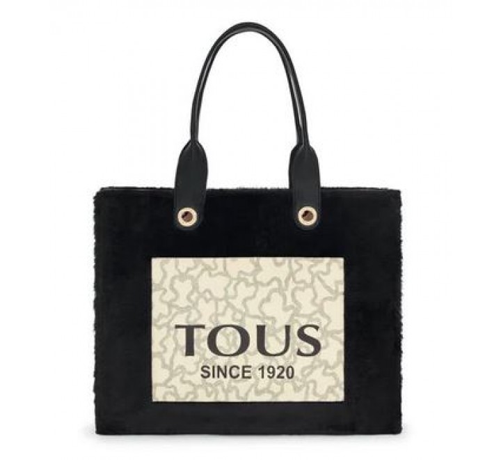SHOPPING XL TOUS AMAYA ICON FUR MUL-NEG 2001660253 295902363