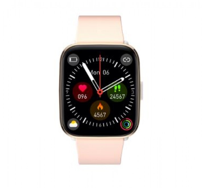 RELOJ RADIANT SMART CAJA CUADRADA SILICONA ROSA RAS10602