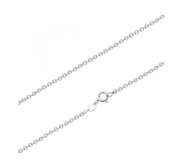 CADENA PLATA ROLO RODIO 50CM CA1324/50R