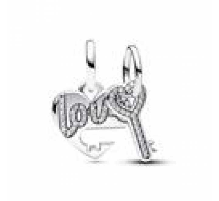 CHARM PANDORA PLATA CORAZON Y LLAVE 793081C01