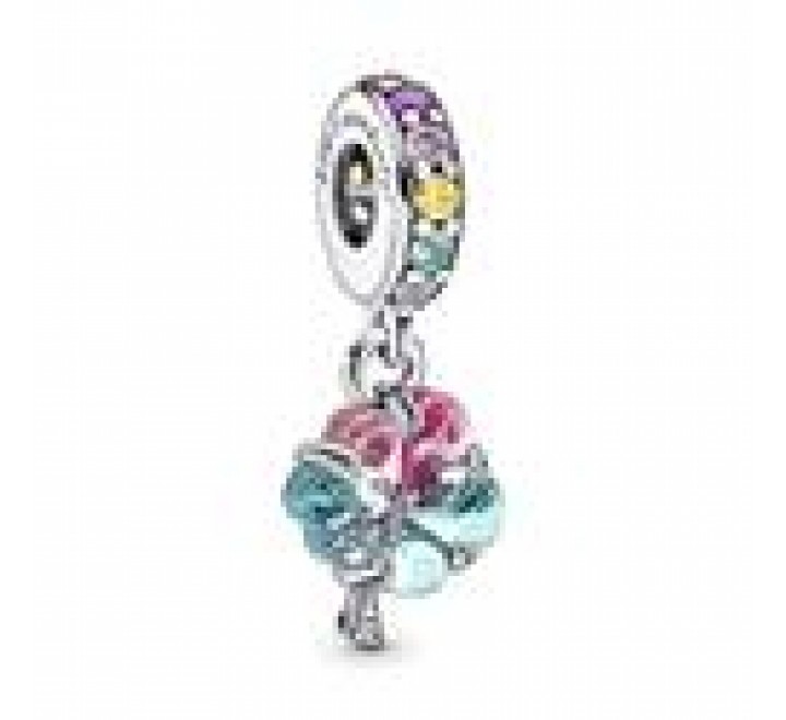 CHARM PANDORA PLATA ARBOL DE UNION CRISTAL MURANO 790768C01