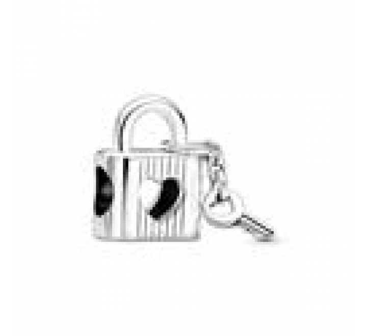 CHARMS PANDORA PLATA CANDADO Y LLAVE CORAZON 790095C01