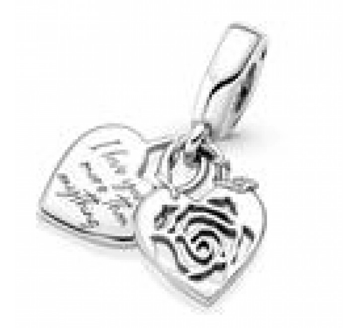 CHARMS PANDORA PLATA CANDADO Y CORAZON 790086C00