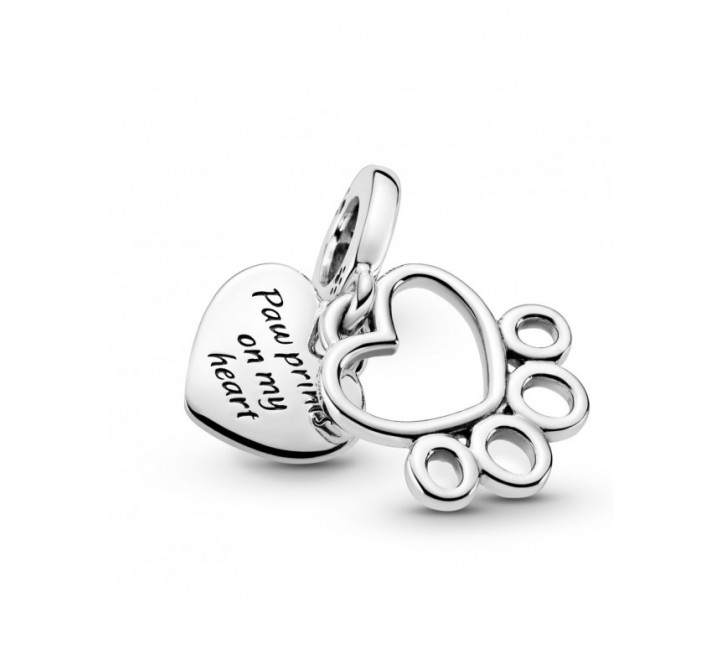CHARMS PANDORA 799360C00 PLATA SILUETA HUELLA