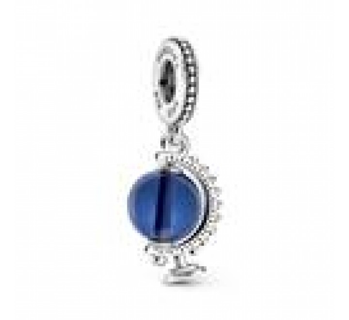 CHARMS PANDORA PLATA GLOBO PIEDRA AZUL OSCURO 799430C01