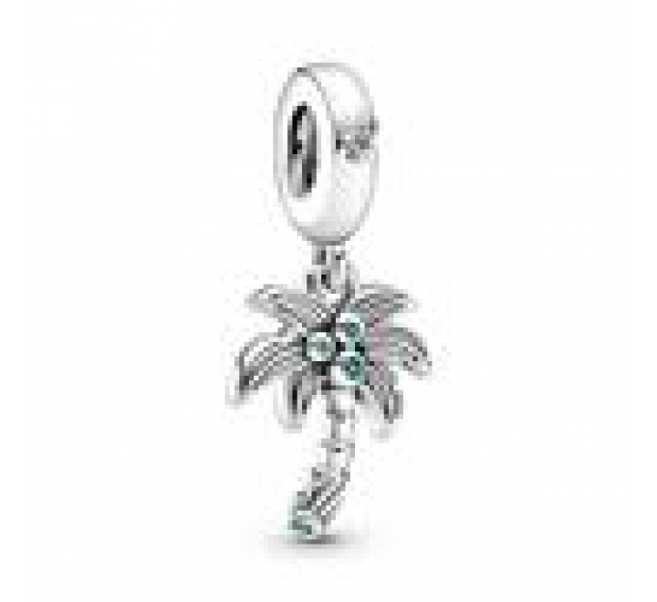 CHARMS PANDORA PLATA PALMERA PIEDRAS VERDES 799438C01