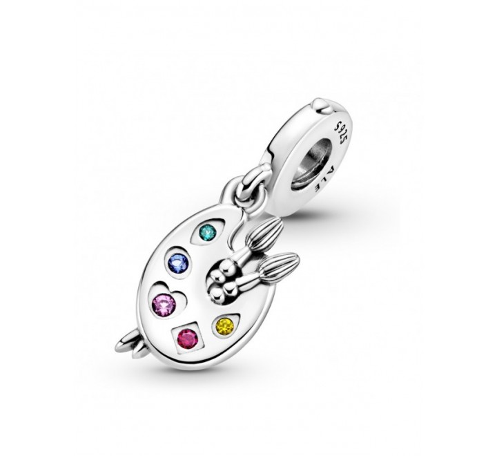 CHARMS PANDORA 799320C01 PLATA PALETA DE COLORES Y PINCELES