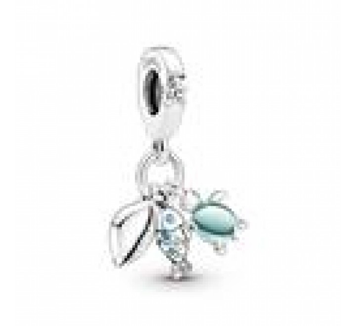CHARM PANDORA PLATA TRIPLE PEZ TORTUGA Y CONCHA 791697C01