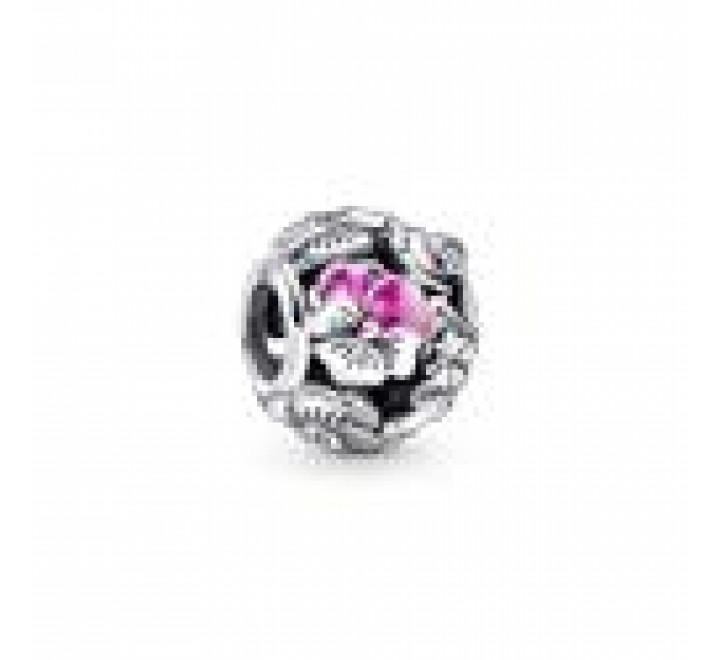 CHARMS PANDORA PLATA AMISTAD FLORES PENSAMIENTO 790759C01