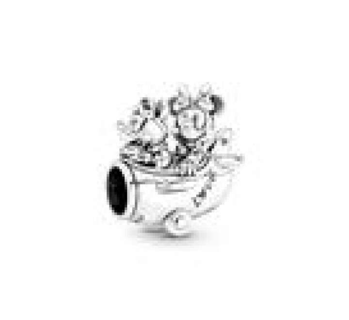 CHARMS PANDORA PLATA AVION MICKEY Y MINNIE 790108C00