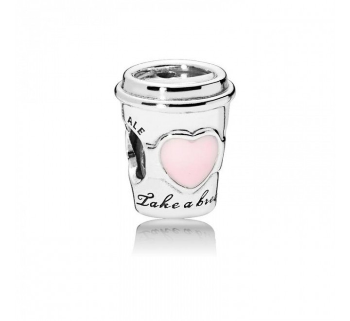 CHARM PANDORA PLATA DE LEY BEBIDA PARA LLEVAR 797185EN160
