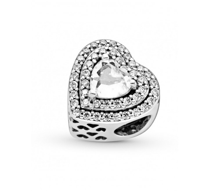 CHARMS PANDORA PLATA CORAZO CIRCONITAS 799218C01