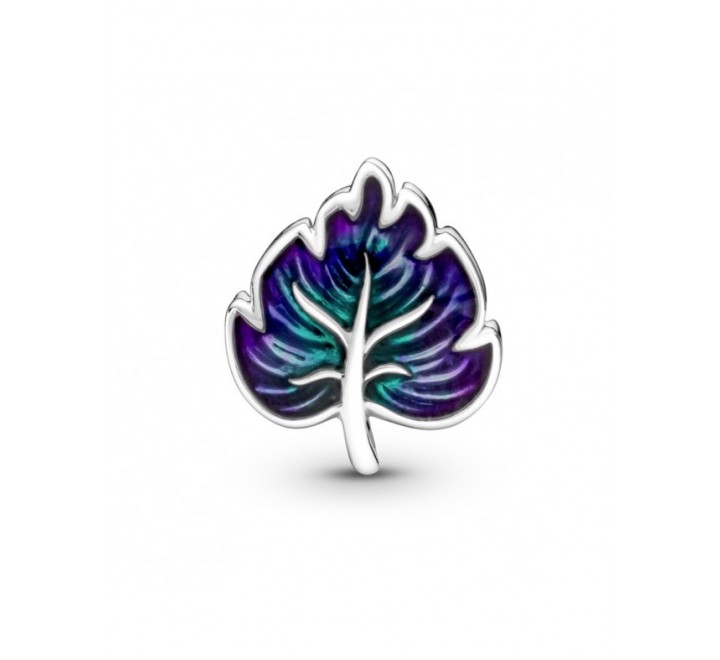 CHARMS PANDORA PLATA HOJA ESMALTE COLOR 799542C01