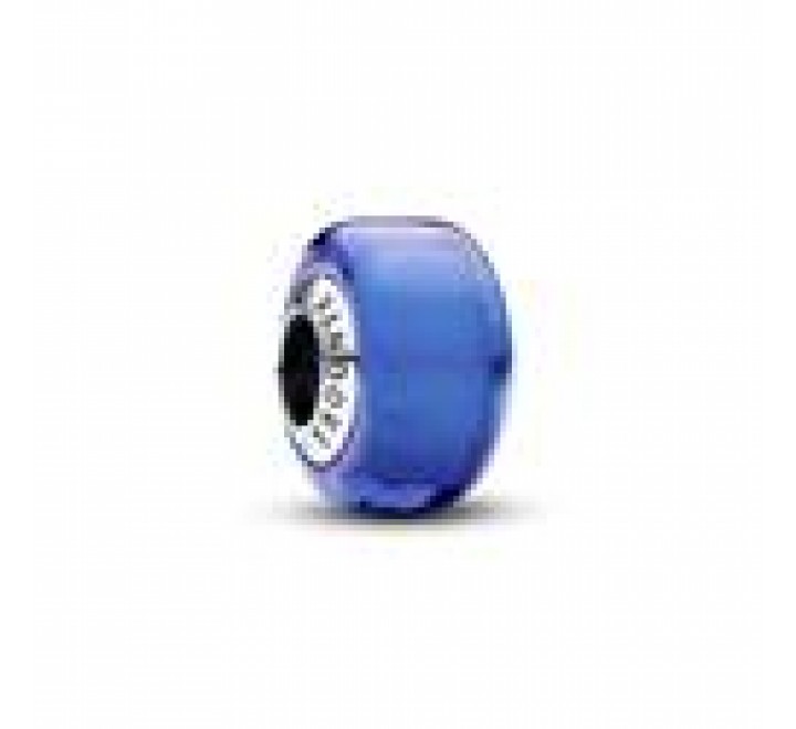 CHARM PANDORA PLATA MINI CRISTAL MURANO AZUL 793105C00