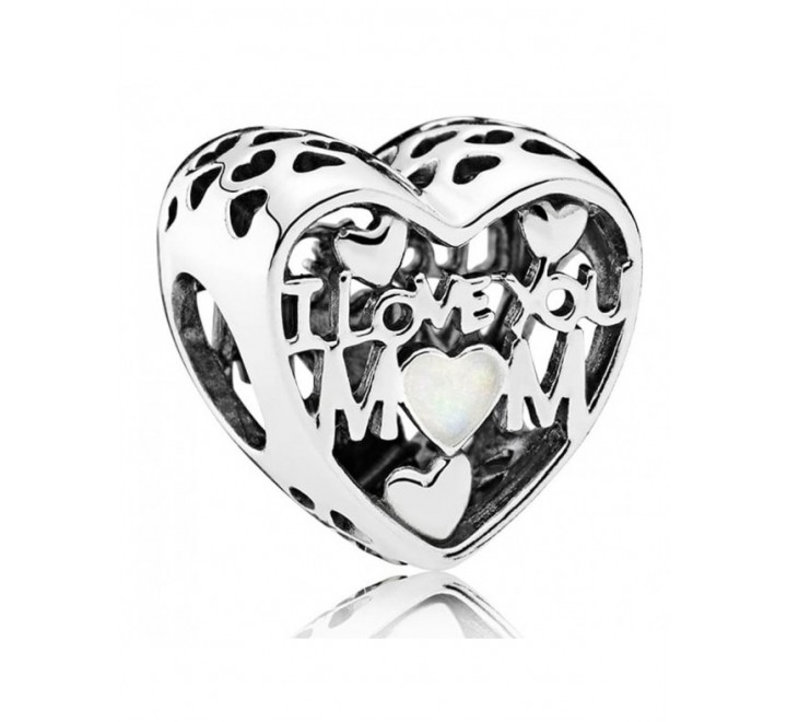 CHARMS PANDORA PLATA CORAZON MAMA 792067EN23