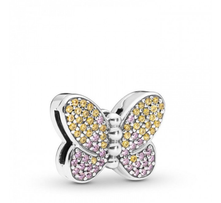 CHARMS PANDORA REFLEXIONS PLATA MARIPOSA CIRCONITA 797864CZM